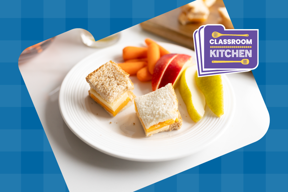 Checkerboard Cheese Sandwich