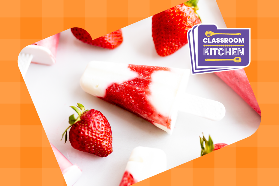 Strawberry Ice Pops